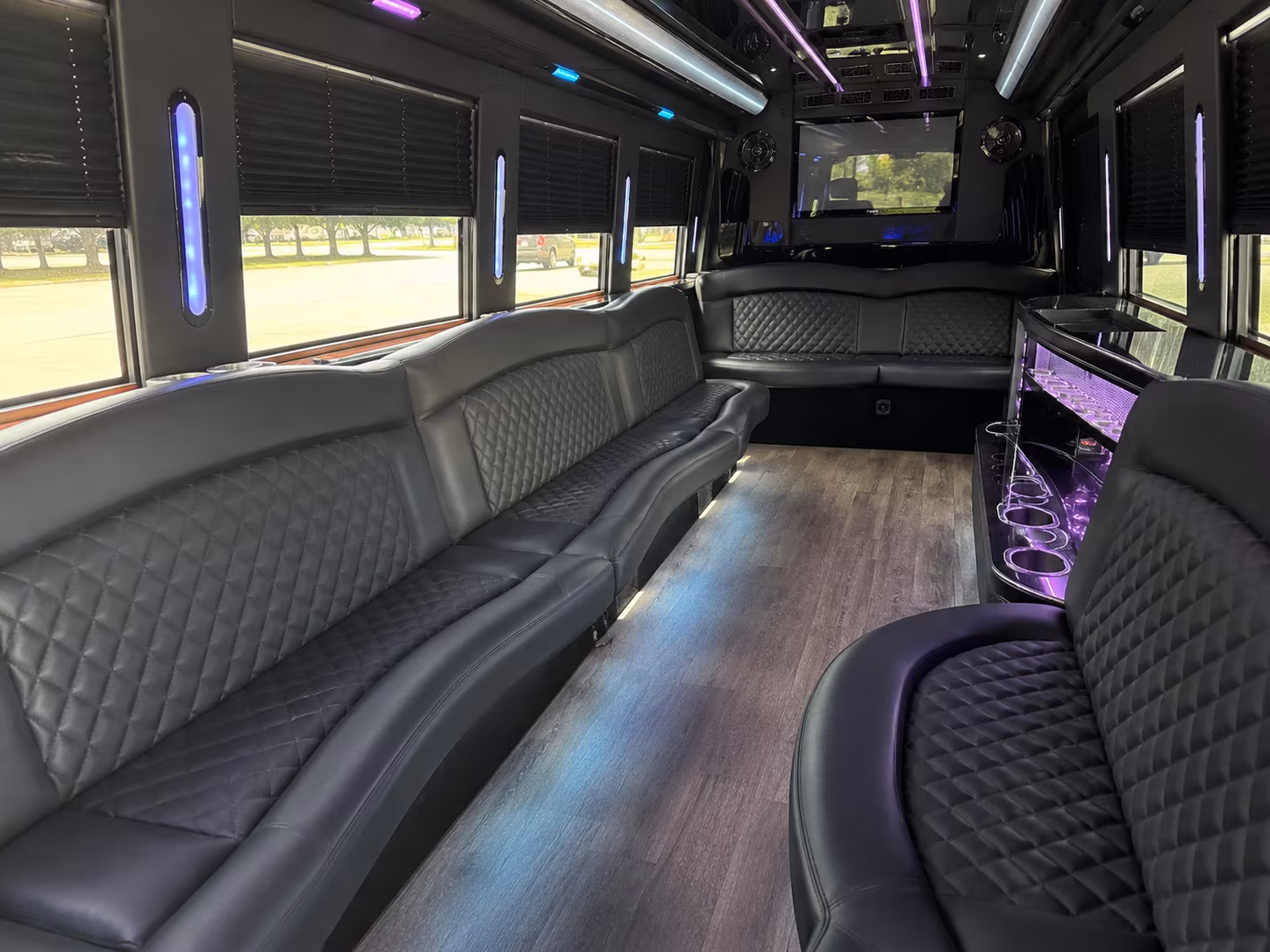 Dallas Concert & Music Festival Transportation party bus exterior