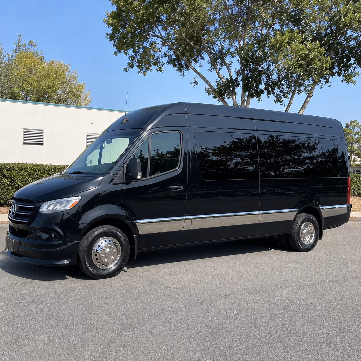 Dallas Corporate Transportation party bus exterior