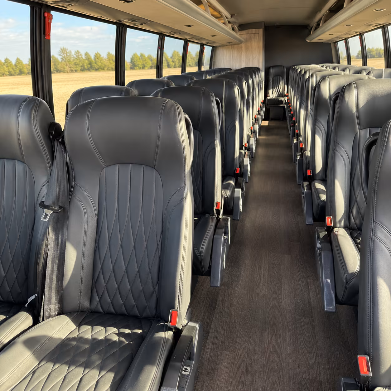 Dallas Corporate Transportation party bus exterior