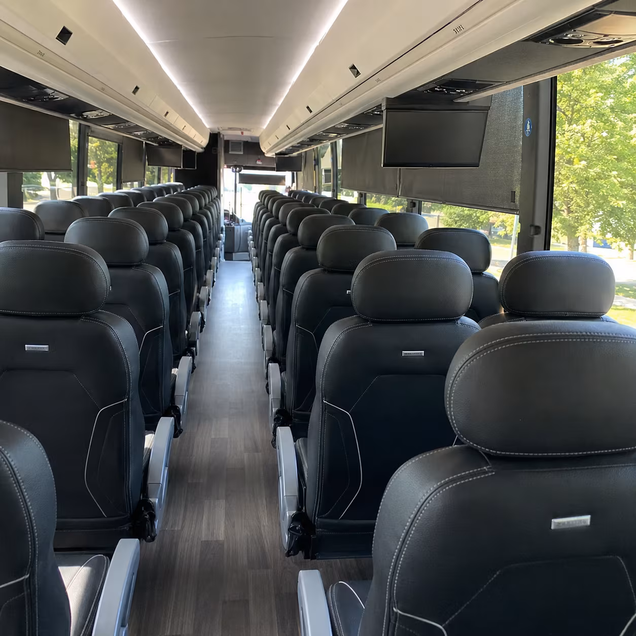 Dallas Corporate Transportation party bus exterior