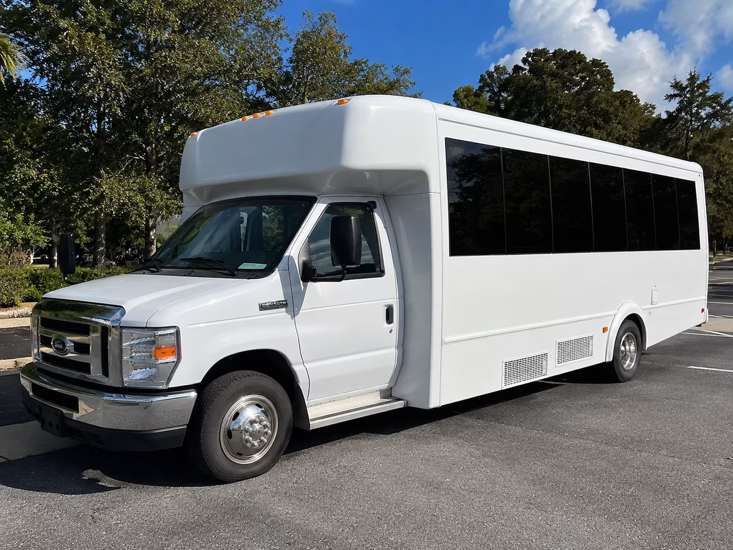 Dallas Private Event Transportation party bus exterior