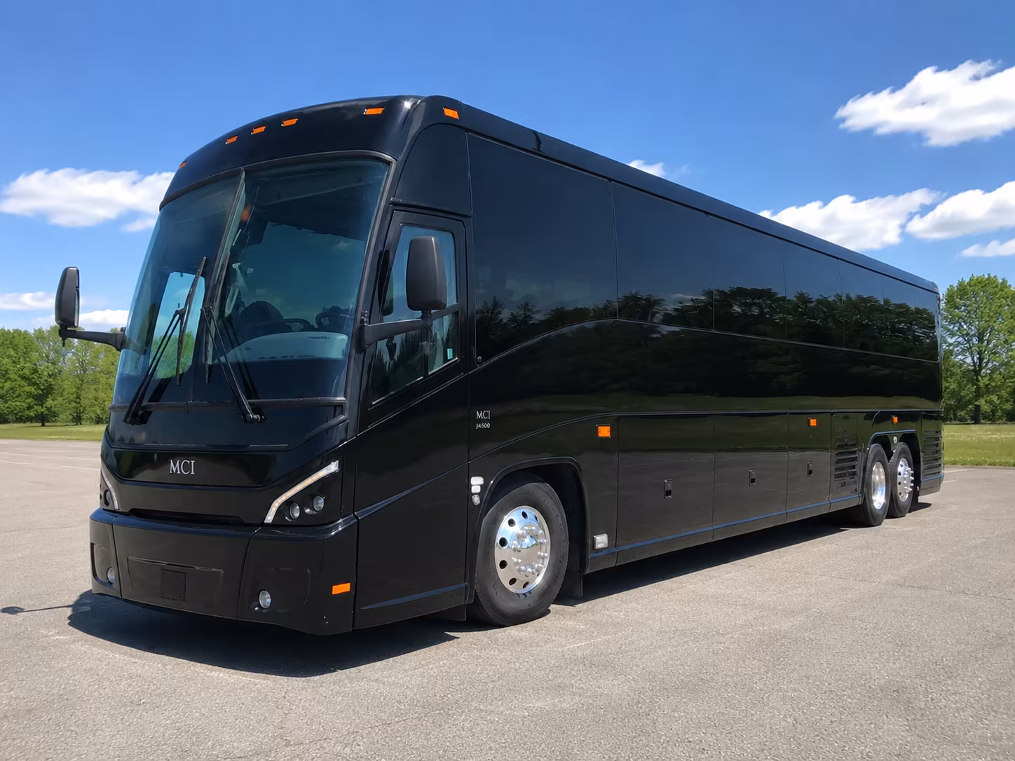 Dallas School Event Transportation party bus exterior