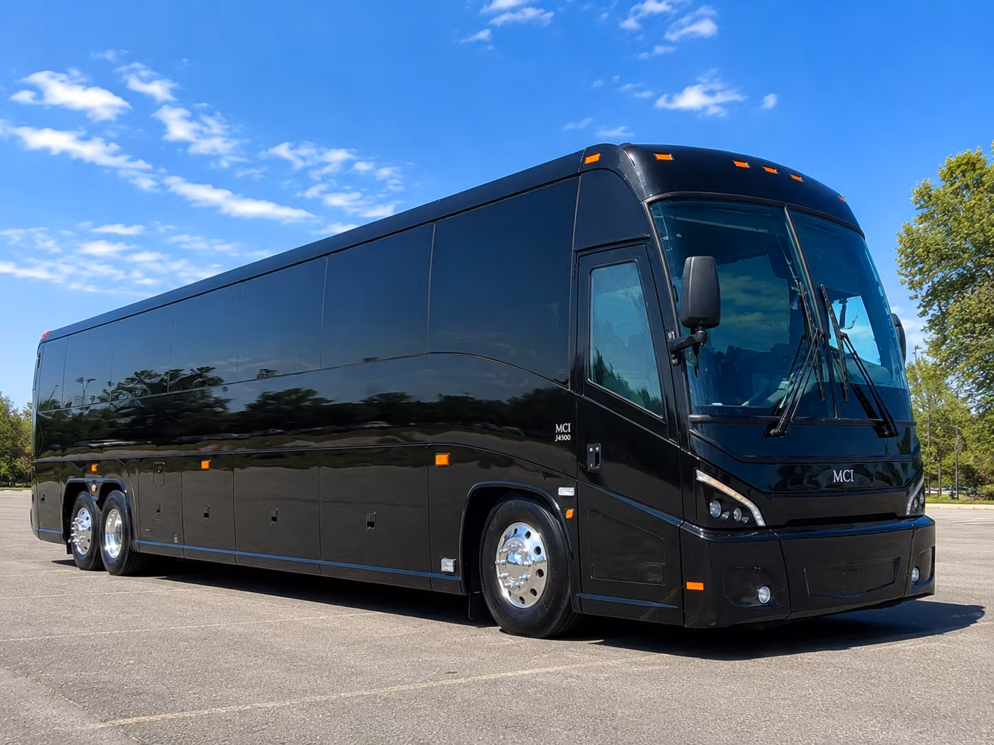 Dallas School Event Transportation party bus exterior
