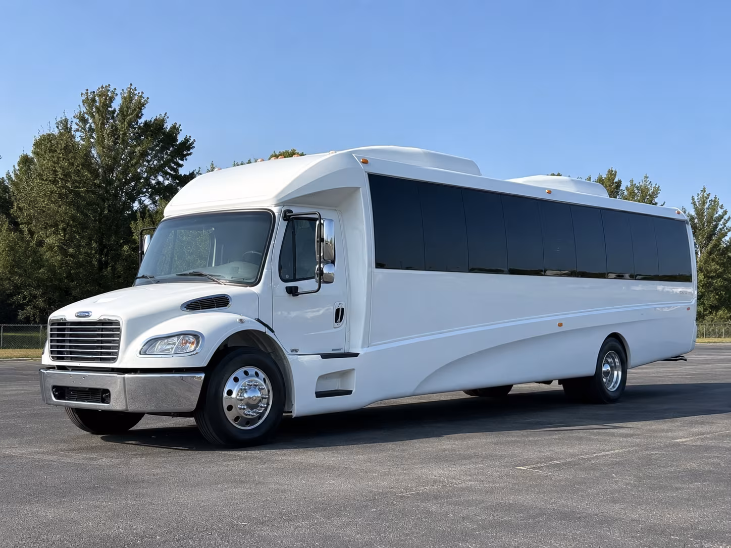 Dallas Sporting Event Transportation party bus exterior
