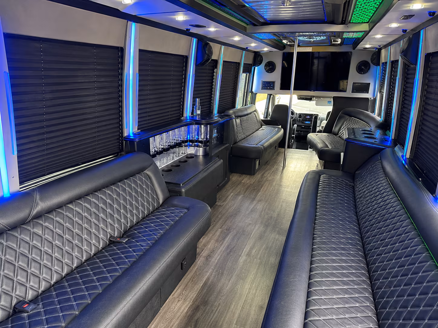 Dallas Sporting Event Transportation onboard seating