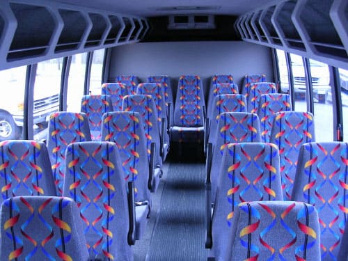 Irving 15-35 Passenger Minibuses Interior