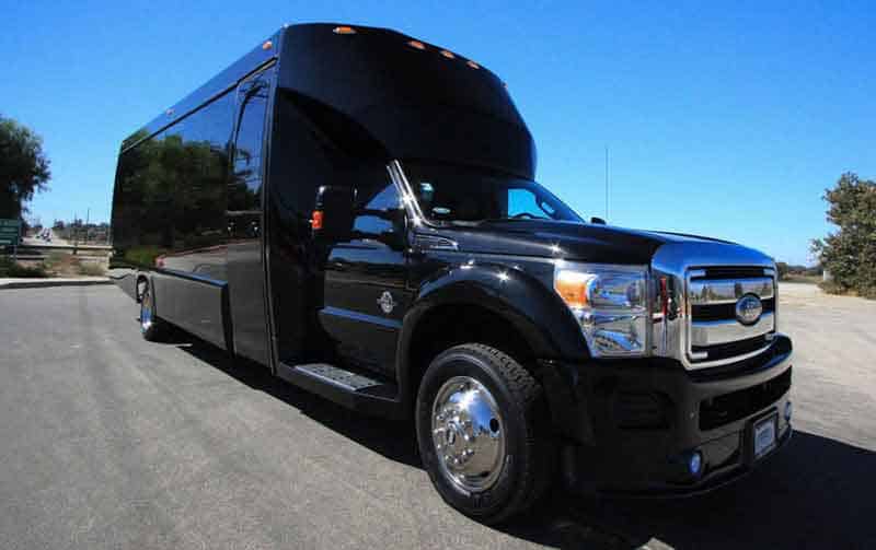 Garland 30 Passenger Party Bus Black