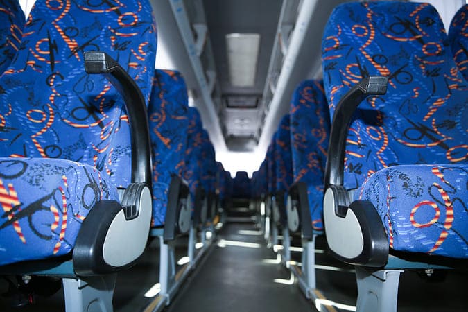 Garland 47-56 Passenger Charter Buses Interior