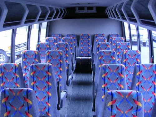 25 Passenger Minibus Rental interior